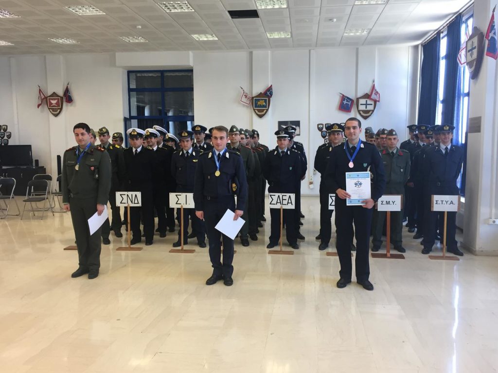 ΣΚΑΚΙΣΤΙΚΟ ΠΡΩΤΑΘΛΗΜΑ ΣΤΡΑΤΙΩΤΙΚΩΝ ΣΧΟΛΩΝ ΕΝΟΠΛΩΝ ΔΥΝΑΜΕΩΝ ΚΑΙ ΣΩΜΑΤΩΝ ΑΣΦΑΛΕΙΑΣ 2018