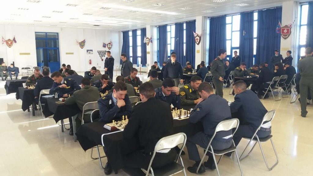 ΣΚΑΚΙΣΤΙΚΟ ΠΡΩΤΑΘΛΗΜΑ ΣΤΡΑΤΙΩΤΙΚΩΝ ΣΧΟΛΩΝ  ΕΝΟΠΛΩΝ ΔΥΝΑΜΕΩΝ ΚΑΙ ΣΩΜΑΤΩΝ ΑΣΦΑΛΕΙΑΣ 2018