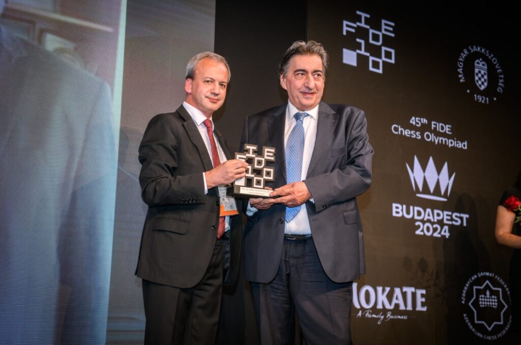 Βραβεύσεις για τα 100 χρόνια FIDE